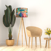 Campana Collective Retro Multi-Colour Cotton Lamp Shade