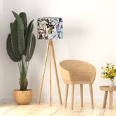 Campana Collective Floral Canvas Cotton Lamp Shade
