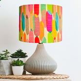 Campana Collective Multi-Colour Mid-Century Cotton Lamp Shade
