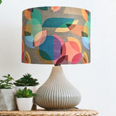 Campana Collective Retro Multi-Colour Cotton Lamp Shade