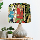 Campana Collective Frida Multi-Colour Garden Cotton Lamp Shade