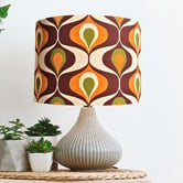 Campana Collective The Retro Ogee Cotton Lamp Shade