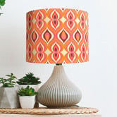 Campana Collective Retro Swirl Cotton Lamp Shade