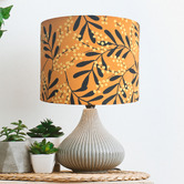 Campana Collective Wattle In Yellow Cotton Lamp Shade