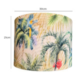 Campana Collective Pauline Drum Cotton Canvas Lamp Shade