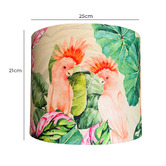 Campana Collective Tiki Drum Cotton Sateen Lamp Shade