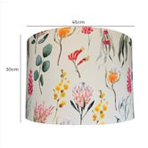 Campana Collective Yvette Drum Cotton Lamp Shade
