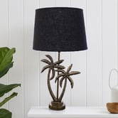 Campana Collective Palmas Metal Double Palm Table Lamp