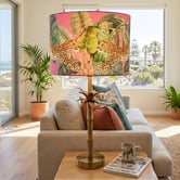 Campana Collective Palma Metal Leopard Table Lamp