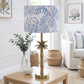 Campana Collective Palma Metal Seashells Table Lamp