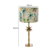 Campana Collective Palma Metal Tropical Table Lamp
