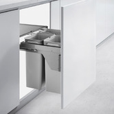 Higold 56L Triple Slide Out Concealed Waste Bin