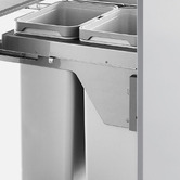 Higold 56L Triple Slide Out Concealed Waste Bin