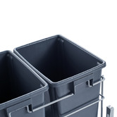 Higold 34L Twin Slide Out Concealed Waste Bin