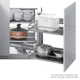 Higold Diamond Magic Corner Pull Out Kitchen Storage