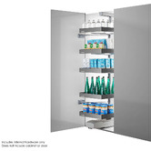 Higold 6 Tray Shearer Galaxy Adjustable Pull Out Pantry Unit
