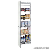 Higold 5 Tray Diamond Adjustable Pull Out Pantry Unit