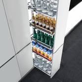 Higold 5 Tray Diamond Adjustable Pull Out Pantry Unit