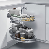 Higold Diamond Corner Swing Out Kitchen Storage