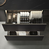 Higold Shearer Crystal Carbon Steel Pull-Out Kitchen Drawer