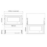 Higold Shearer Crystal Aluminium Pull-Out Kitchen Drawer