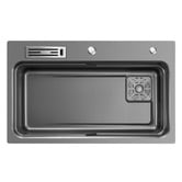 Higold Belle Luxe 800mm Single Stainless Steel Kitchen Sink &amp; Accessories Package