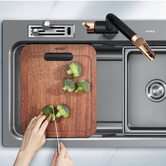 Higold Belle Luxe 800mm Single Stainless Steel Kitchen Sink &amp; Accessories Package