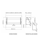 Higold Shearer Nebula Pull-Down Overhead Cabinet Storage