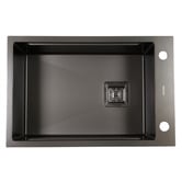 Higold Vante 680mm Single Stainless Steel Kitchen Sink with Colander &amp; Chopping Board
