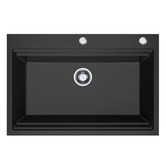 Higold Delta 840mm Single Granite Composite Kitchen Sink &amp; Accessories Package