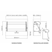 Higold Shearer Nebula Pull-Down Overhead Cabinet Storage