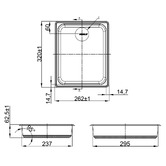 Higold Clear Kitchen Sink Dish Basin