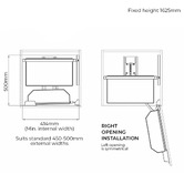 Higold Diamond Pro 10 Tray Open-Out Tandem Pantry Unit