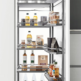 Higold Diamond Pro 12 Tray Open-Out Tandem Pantry Unit