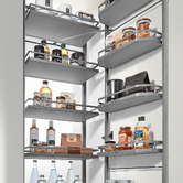 Higold Diamond Pro 10 Tray Open-Out Tandem Pantry Unit