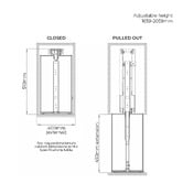 Higold Diamond Pro 5 Tray Pull-Out Pantry Unit