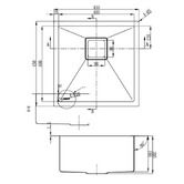 Higold Vante 450mm Single Stainless Steel Kitchen Sink
