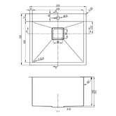 Higold Vante 550mm Single Stainless Steel Deep Kitchen Sink