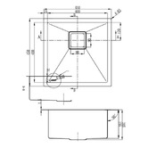 Higold Vante 450mm Single Stainless Steel Kitchen Sink