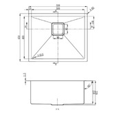 Higold Vante 550mm Single Stainless Steel Kitchen Sink