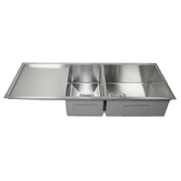 Higold Vante 1200mm 1 &amp; 1/2 Stainless Steel Kitchen Sink with Drainer