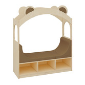 Jooyes Jooyes Kids' 3 Shelf Bookcase with Reading Nook