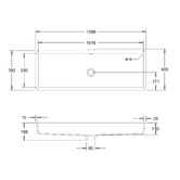 OMVIVO Sub 1066mm Undermount Basin with Overflow