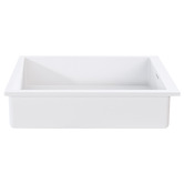 OMVIVO Cdesign 560mm Matte White Undermount Basin with Overflow