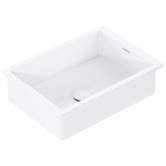 OMVIVO Cdesign 560mm Matte White Undermount Basin with Overflow