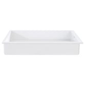 OMVIVO Cdesign 760mm Matte White Undermount Basin with Overflow