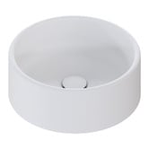 OMVIVO Kanso 350mm Matte White Round Above Counter Basin