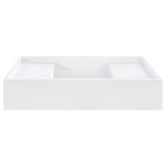 OMVIVO Cdesign 900mm Matte White Wall Hung Basin with Overflow