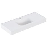 OMVIVO Mia 1200mm Matte White Wall Hung Basin with Overflow