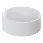 OMVIVO Kanso 350mm Matte White Round Above Counter Basin